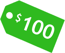$100 gift amount